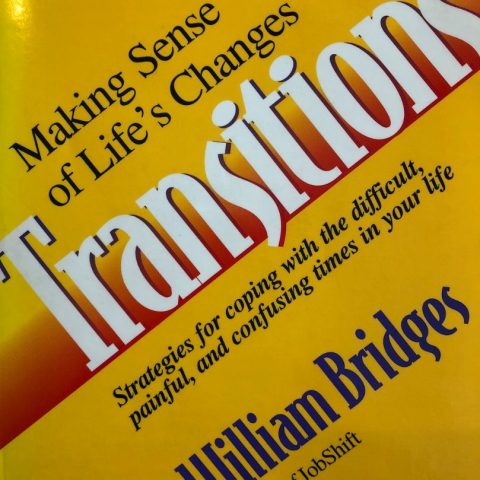 Yellow cover of Transitions by William Bridges, 1980 edition