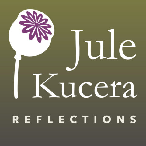 Podcast cover art for Jule Kucera: Reflections, designed by Jule
