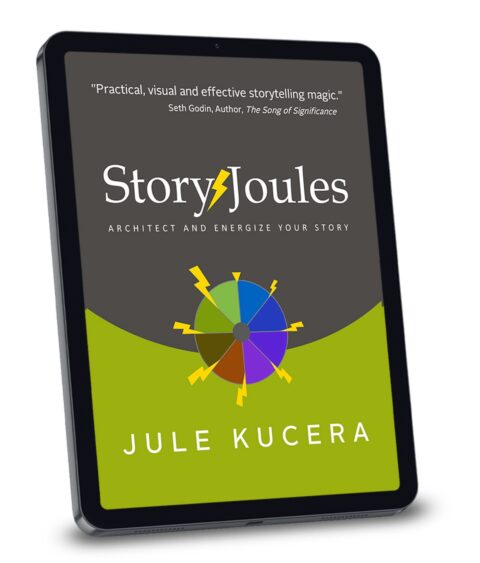 Cover of StoryJoules, displayed on an iPad