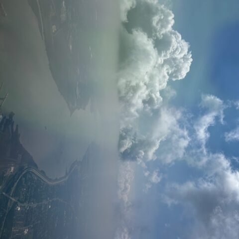 Clouds over the Ohio River, rotated 90 degrees