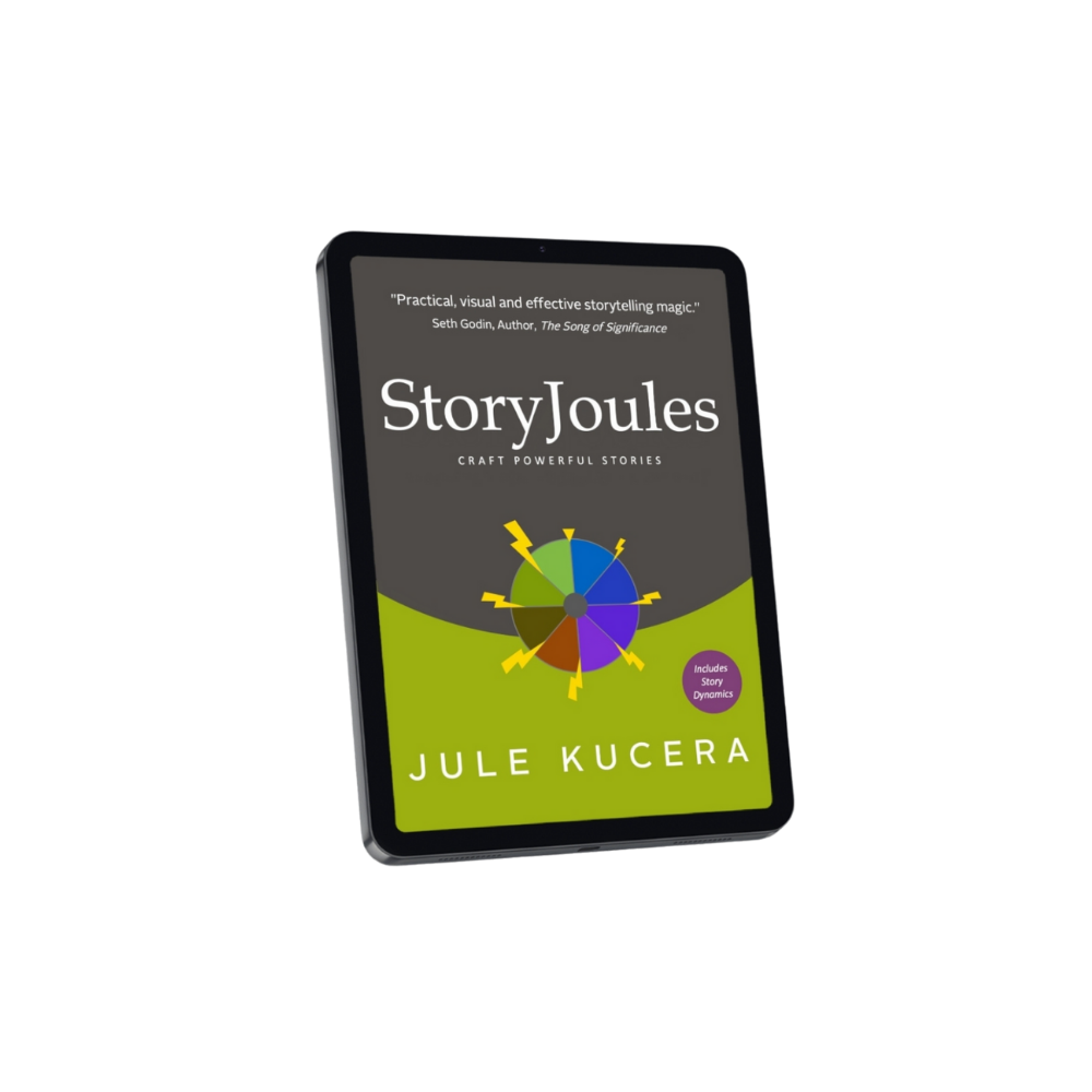 The StoryJoules handbook on an iPad