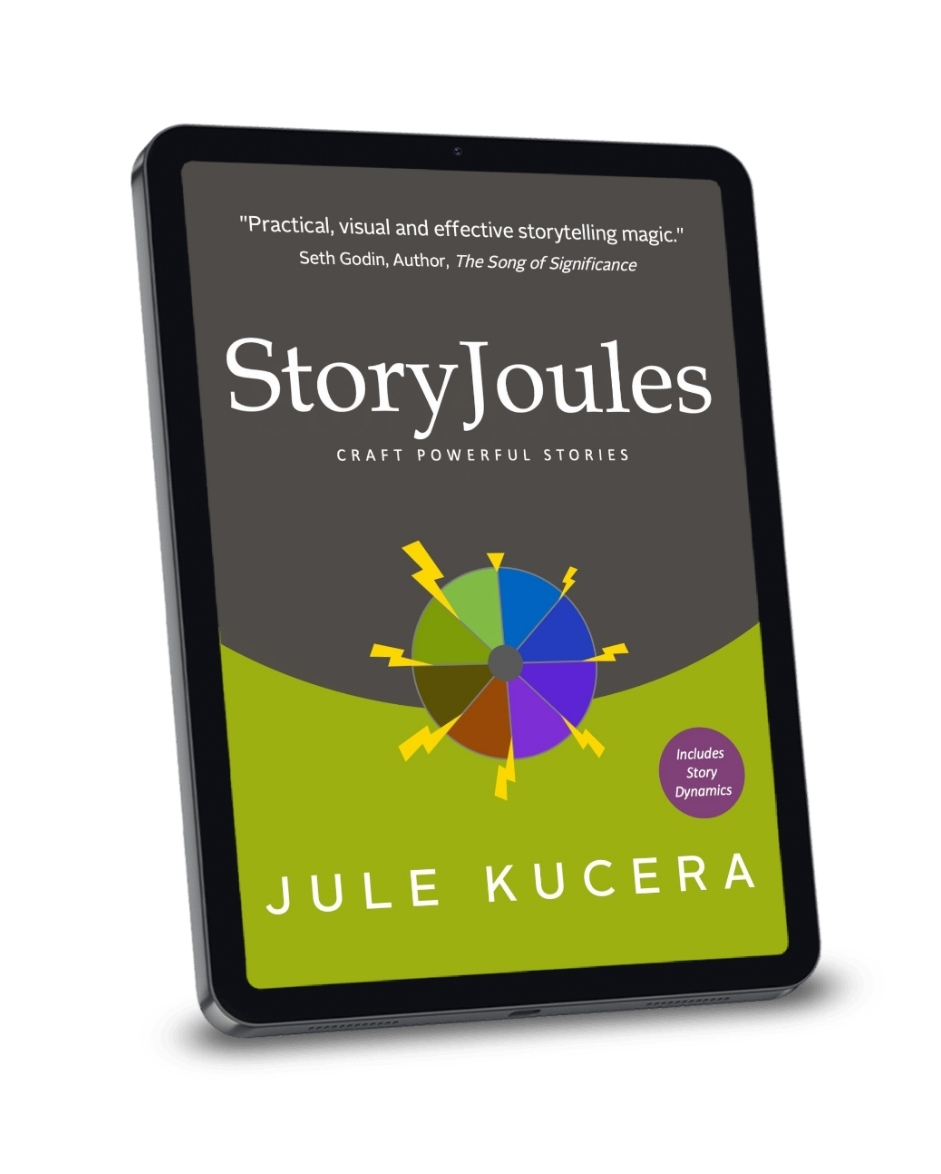 The StoryJoules handbook on an iPad