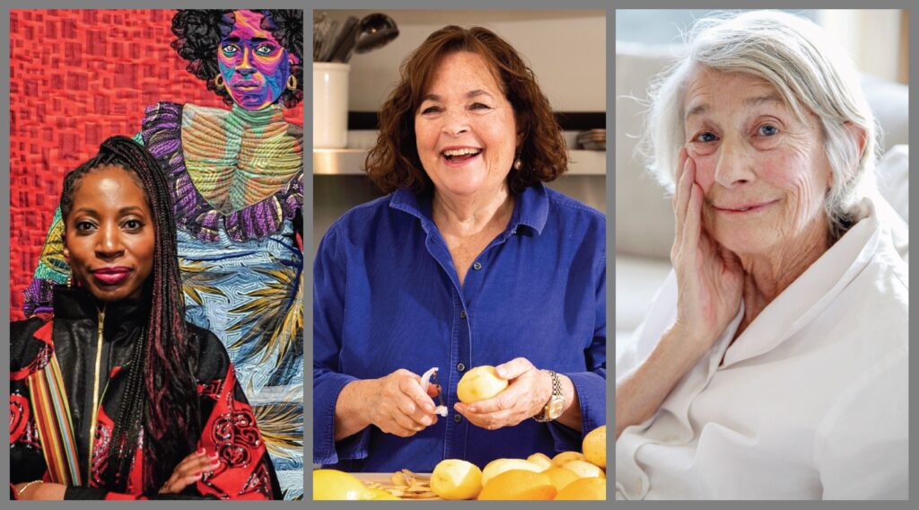 Bisa Butler, Ina Garten, Mary Oliver